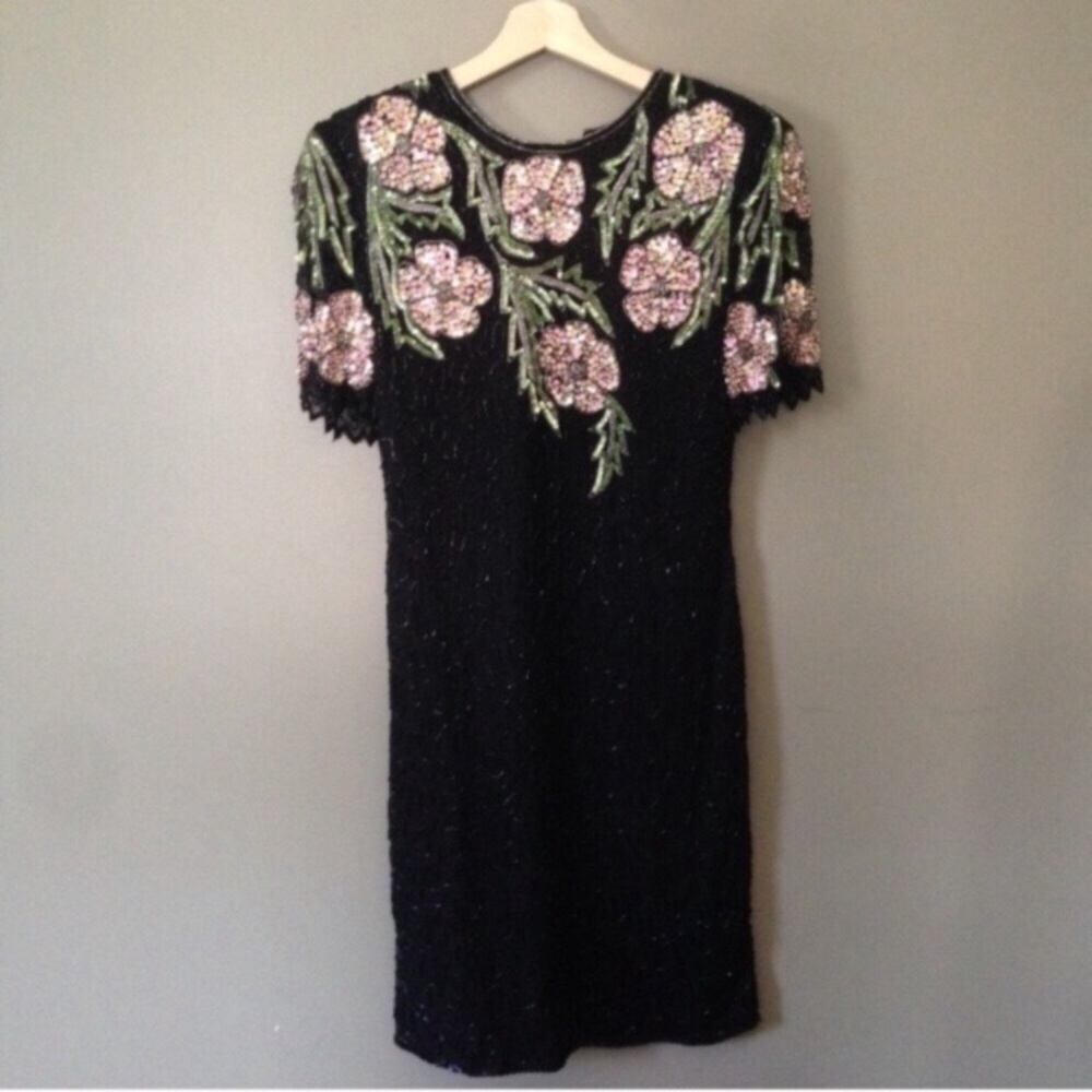 Vintage Beaded Cocktail Dress